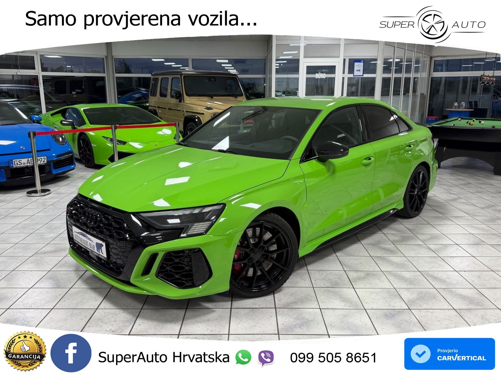 Audi RS3 Sportback 2.5 TFSI (400 KS) quattro S tronic LED+GR SJED+ACC