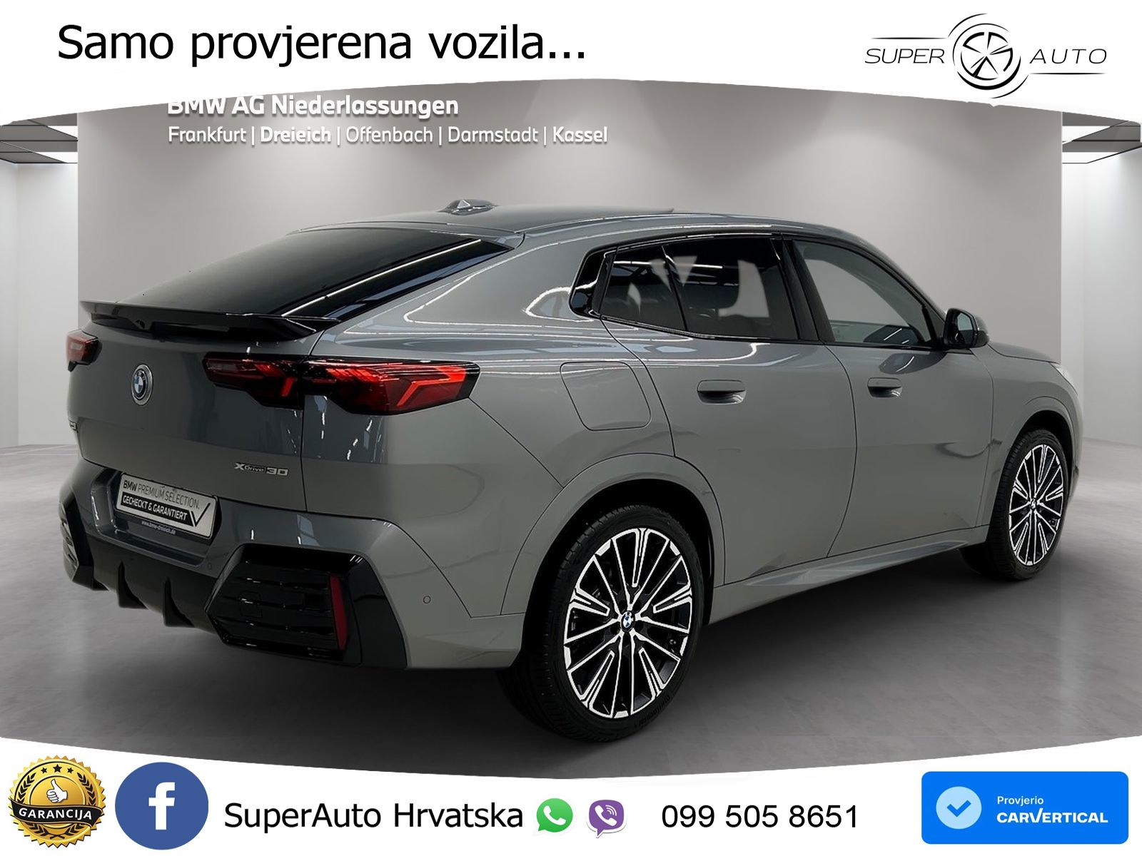 BMW iX2 66.5 kWh (313 KS) xDrive30