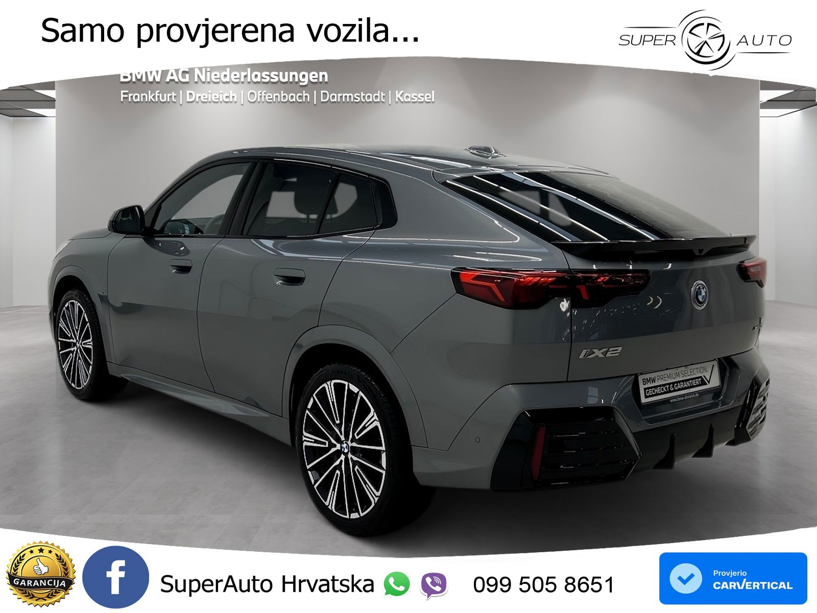 BMW iX2 66.5 kWh (313 KS) xDrive30