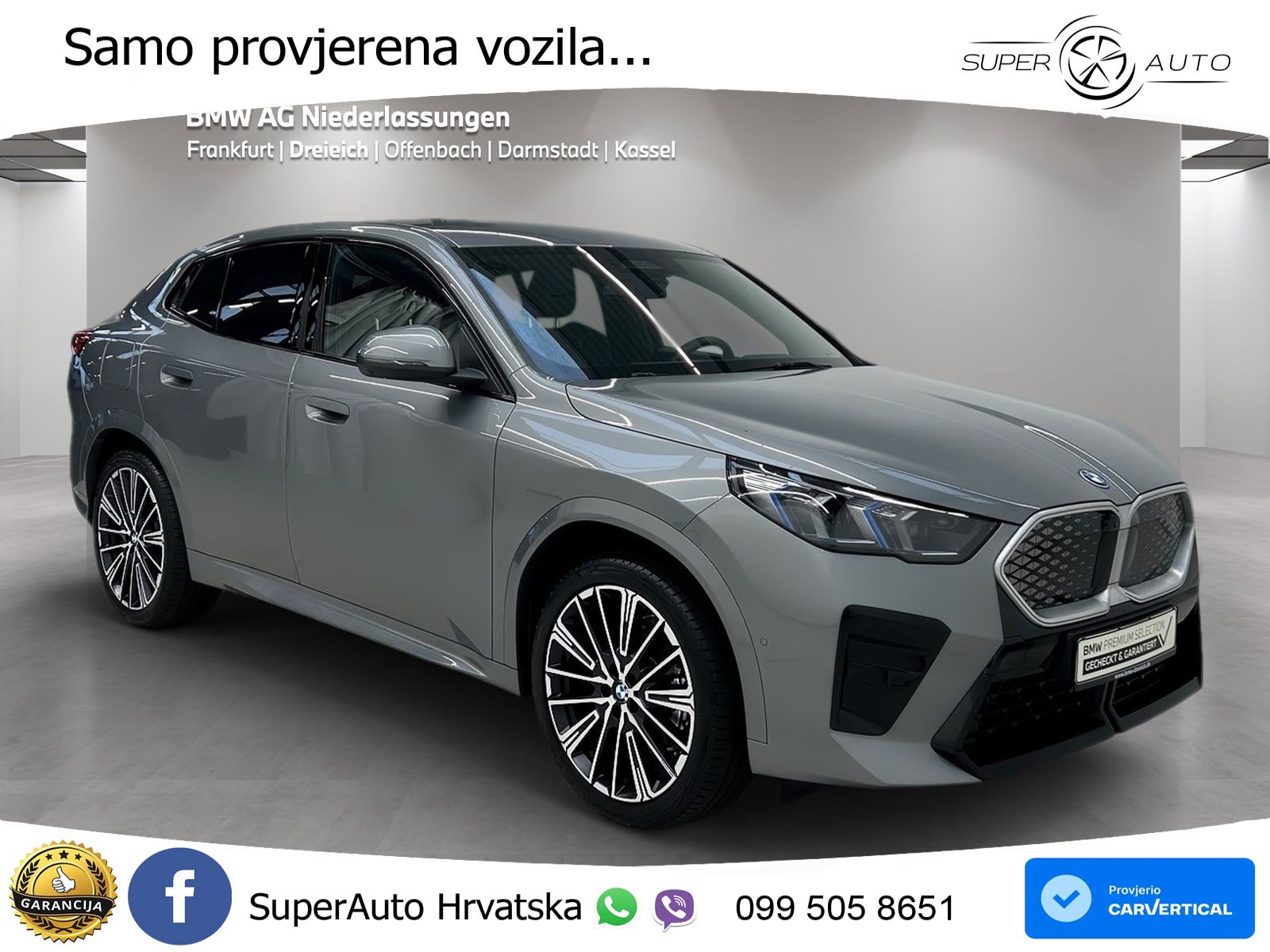 BMW iX2 66.5 kWh (313 KS) xDrive30