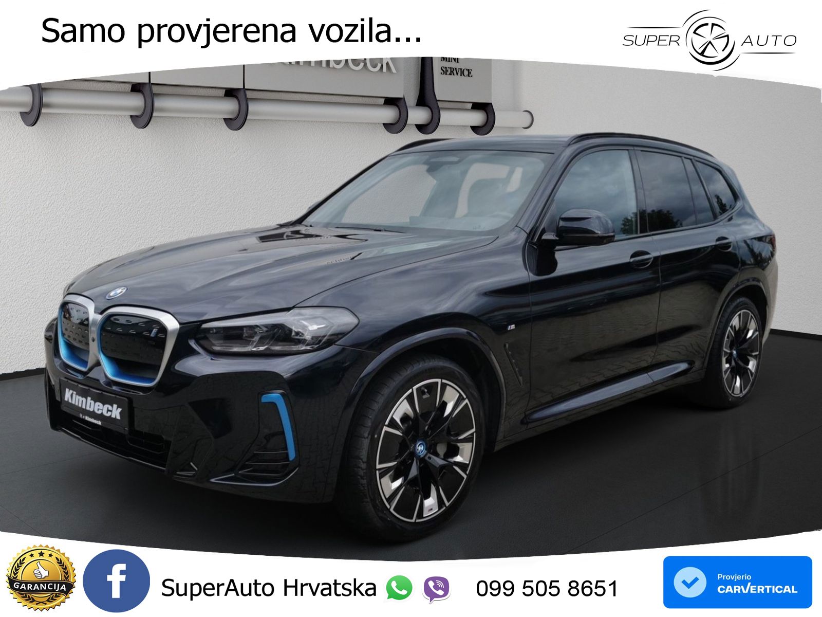 BMW iX3 80 kWh (286 KS) LED+GR SJED+ACC