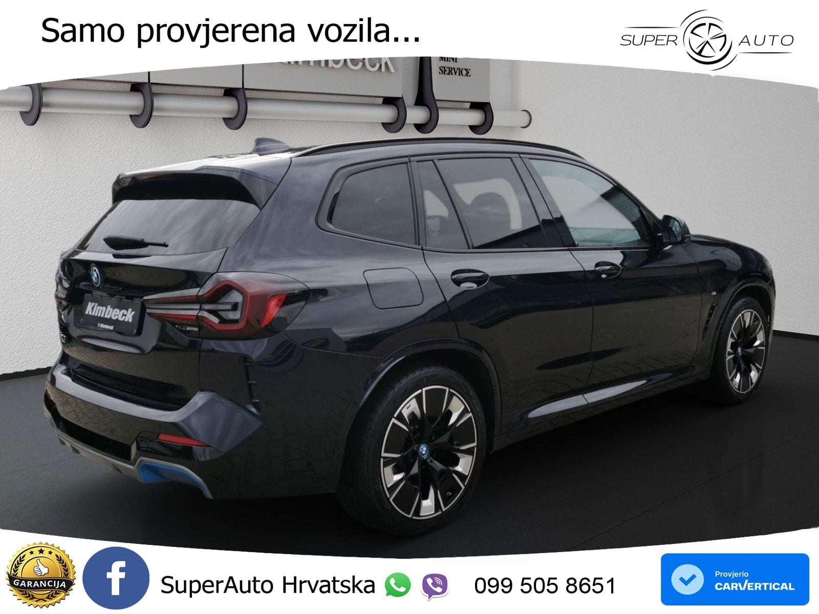 BMW iX3 80 kWh (286 KS) LED+GR SJED+ACC