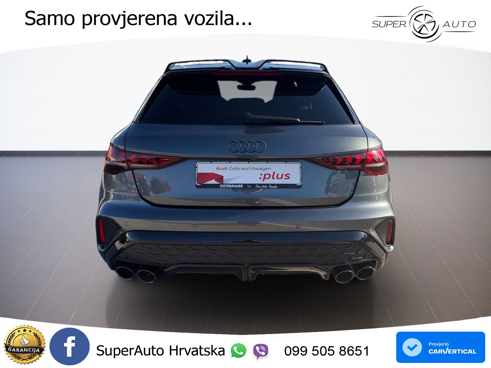 Audi S3 2.0 TFSI (333 KS) quattro S tronic LED+GR SJED+ACC
