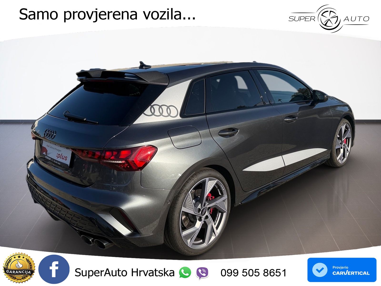 Audi S3 2.0 TFSI (333 KS) quattro S tronic LED+GR SJED+ACC