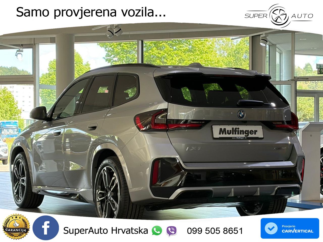BMW iX1 68 kWh (313 KS) xDrive30 M Sport ACC+HEAD+GR SJED+360+PANO