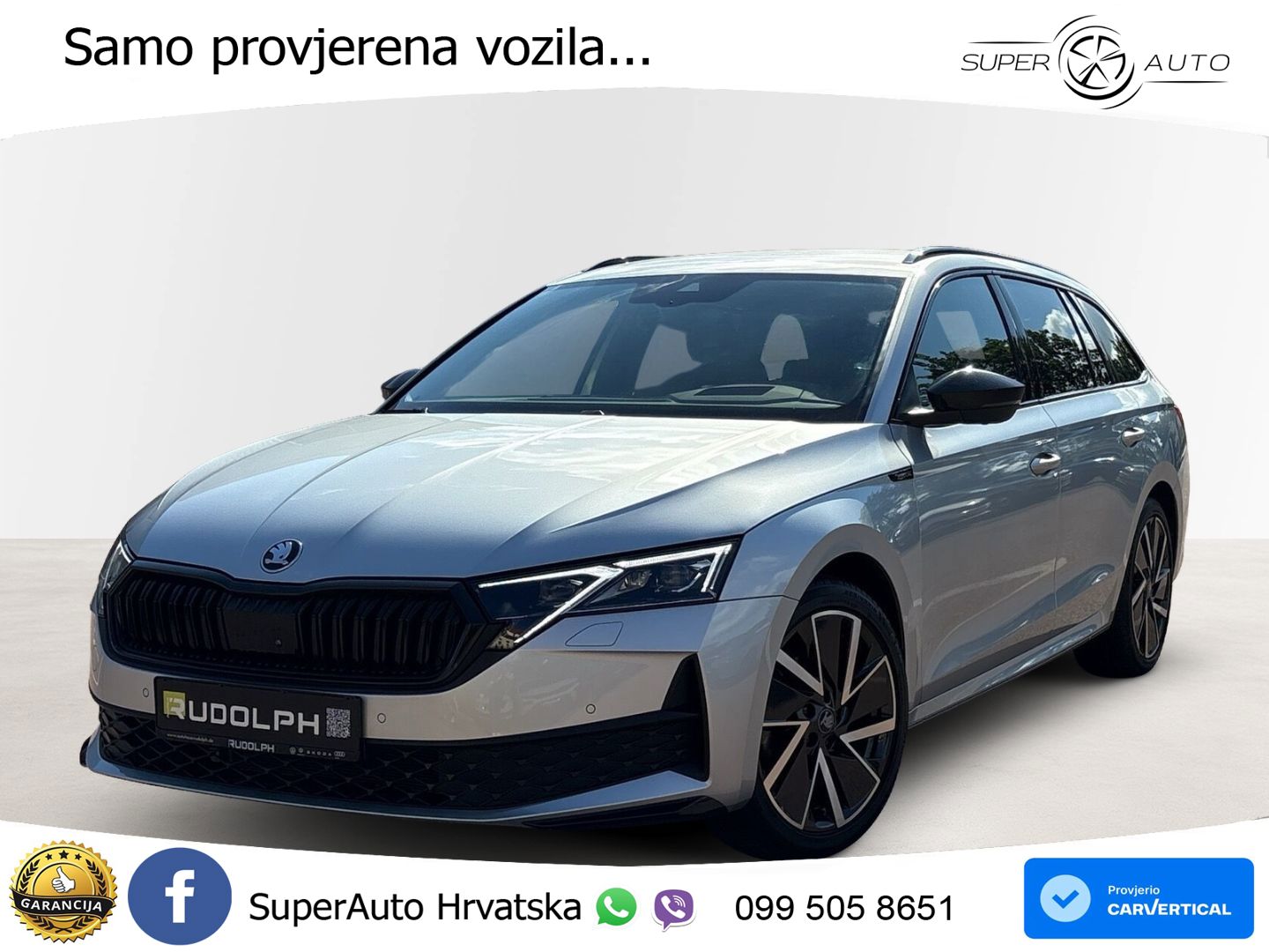 Škoda Octavia Combi 2.0 TDI (150 KS) DSG SportLine LED+GR SJED+ACC