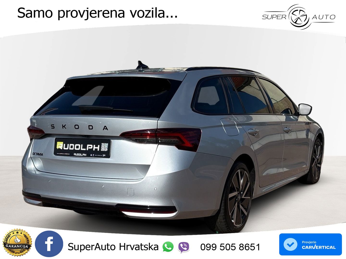 Škoda Octavia Combi 2.0 TDI (150 KS) DSG SportLine LED+GR SJED+ACC