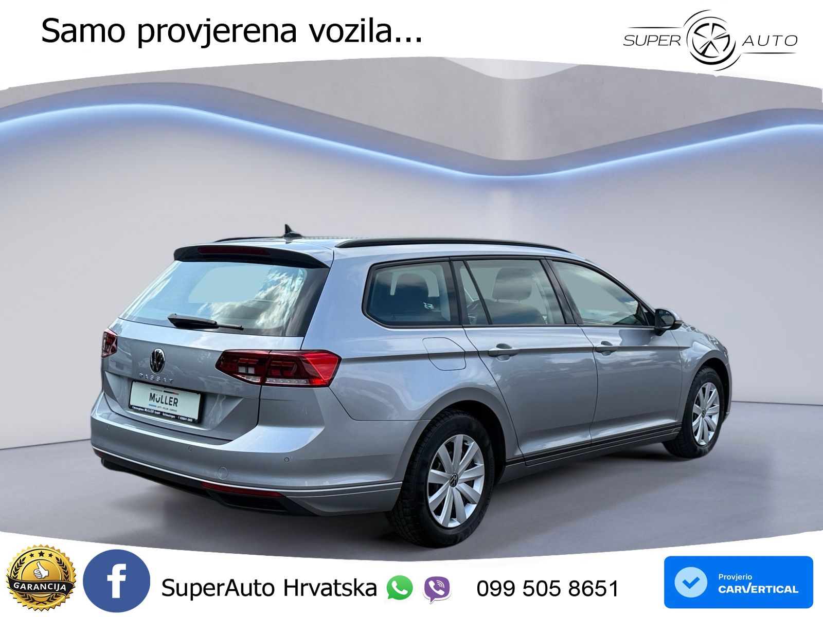 Volkswagen Passat Variant 1.5 TSI (150 KS) ACT LED+GR SJED+ACC