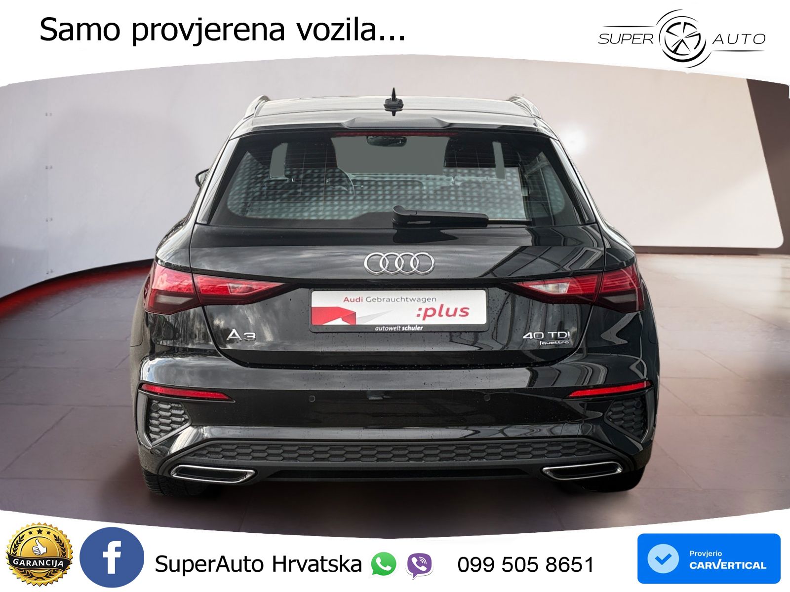 Audi A3 40 TDI (200 KS) quattro S tronic S line