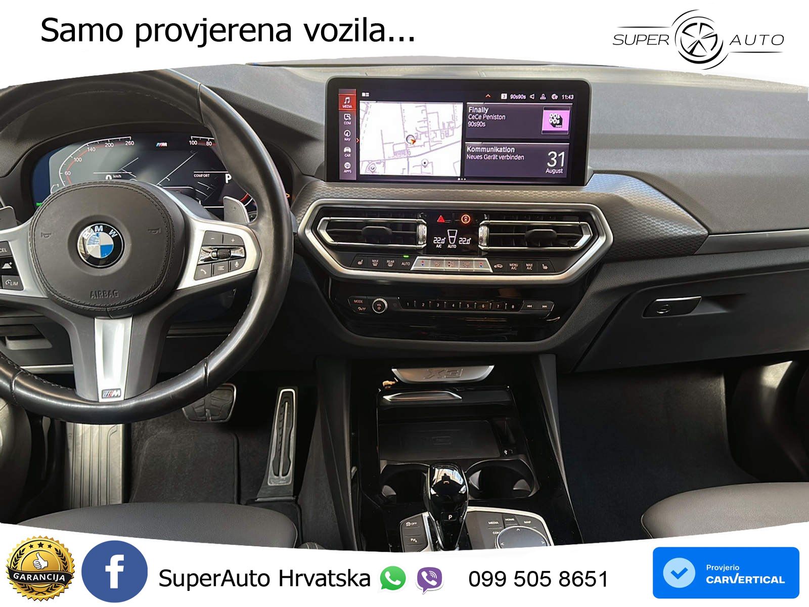 BMW X3 20d xDrive Steptronic M Sport LED+GR SJED+ACC