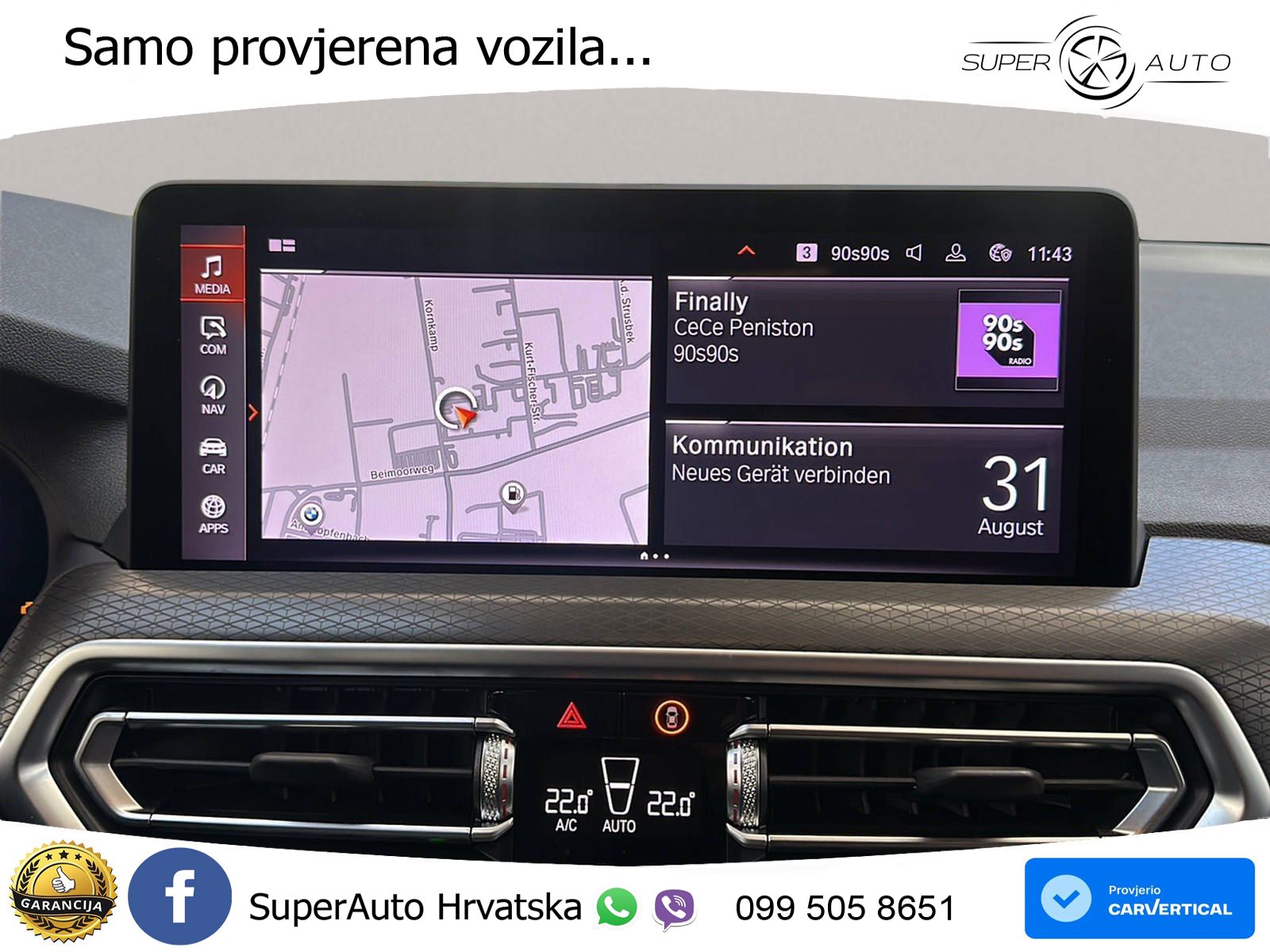 BMW X3 20d xDrive Steptronic M Sport LED+GR SJED+ACC