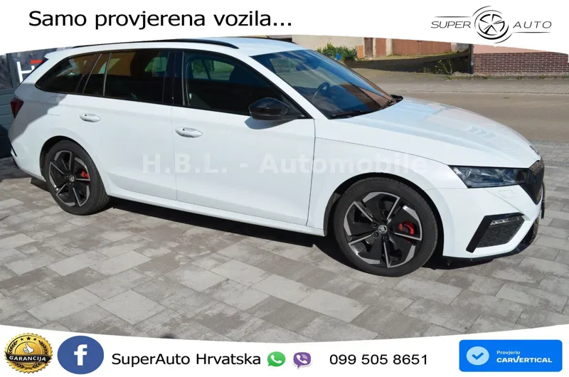 Škoda Octavia Combi RS 2.0 TSI (245 KS) LED+GR SJED+ACC