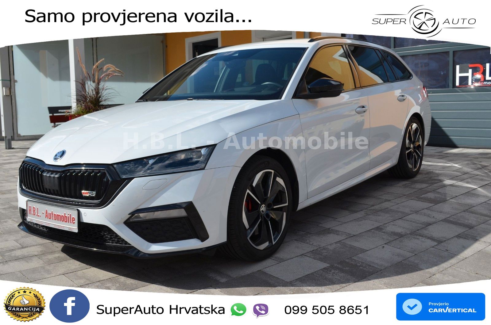 Škoda Octavia Combi RS 2.0 TSI (245 KS) LED+GR SJED+ACC