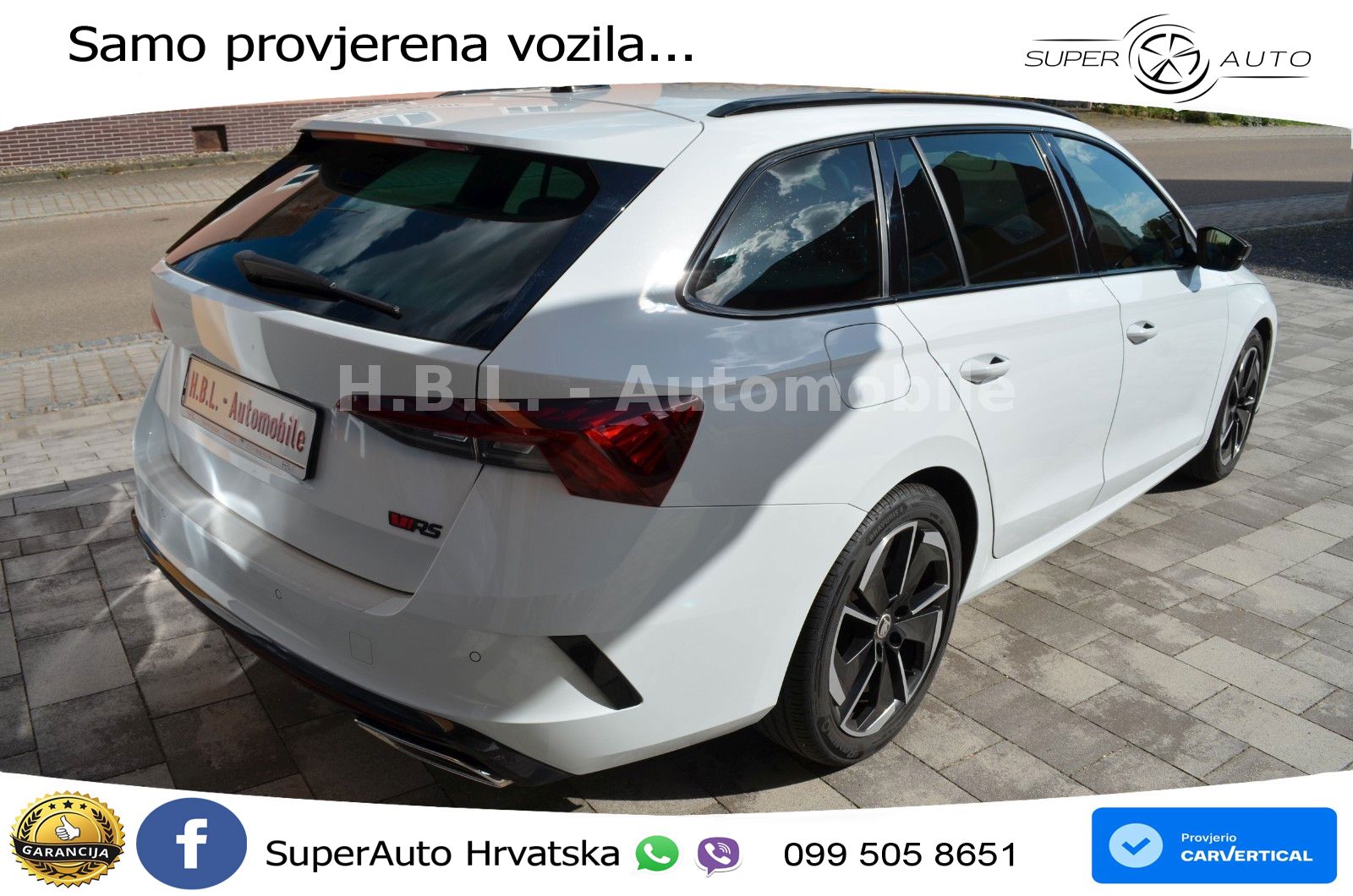 Škoda Octavia Combi RS 2.0 TSI (245 KS) LED+GR SJED+ACC