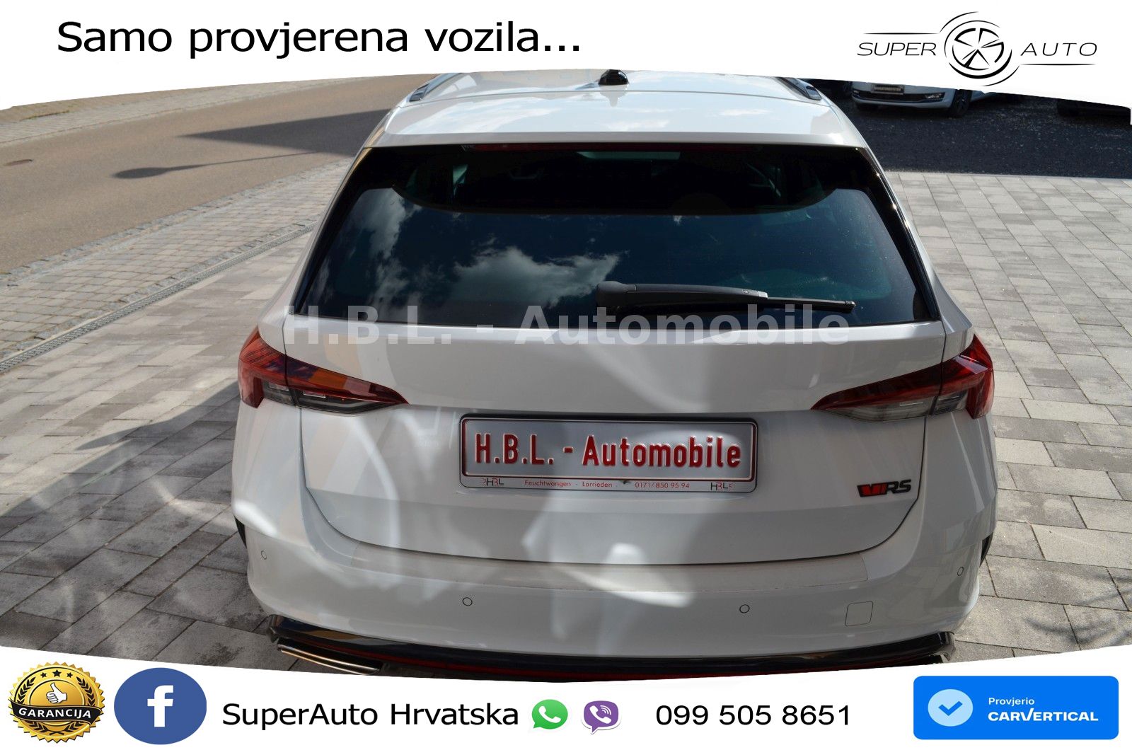 Škoda Octavia Combi RS 2.0 TSI (245 KS) LED+GR SJED+ACC