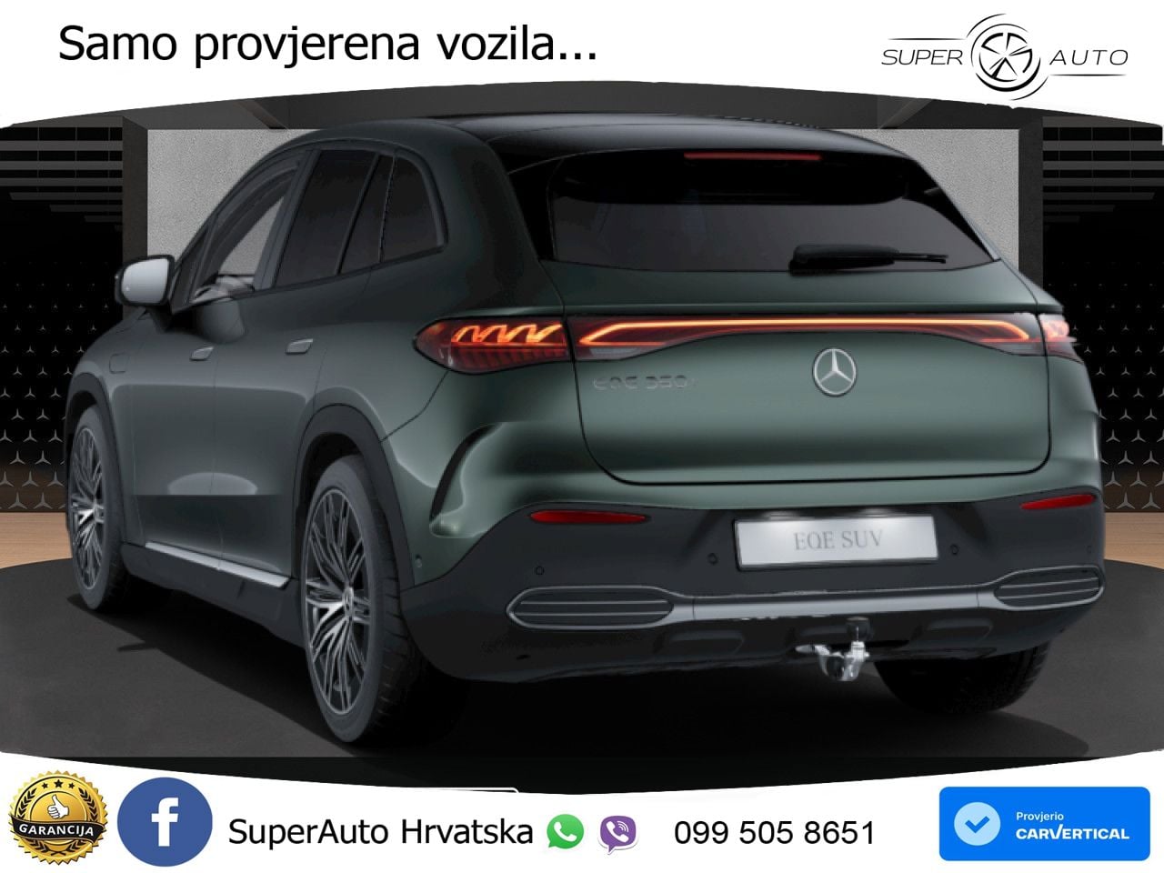 Mercedes EQE SUV 350+ 100 kWh (292 KS) AMG LED+GR SJED+ACC