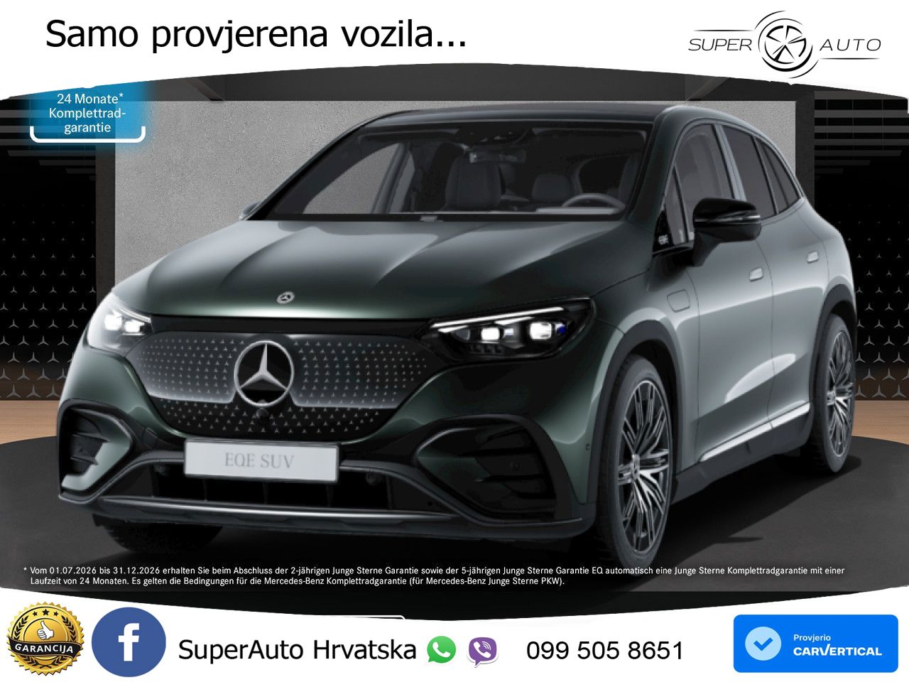 Mercedes EQE SUV 350+ 100 kWh (292 KS) AMG LED+GR SJED+ACC