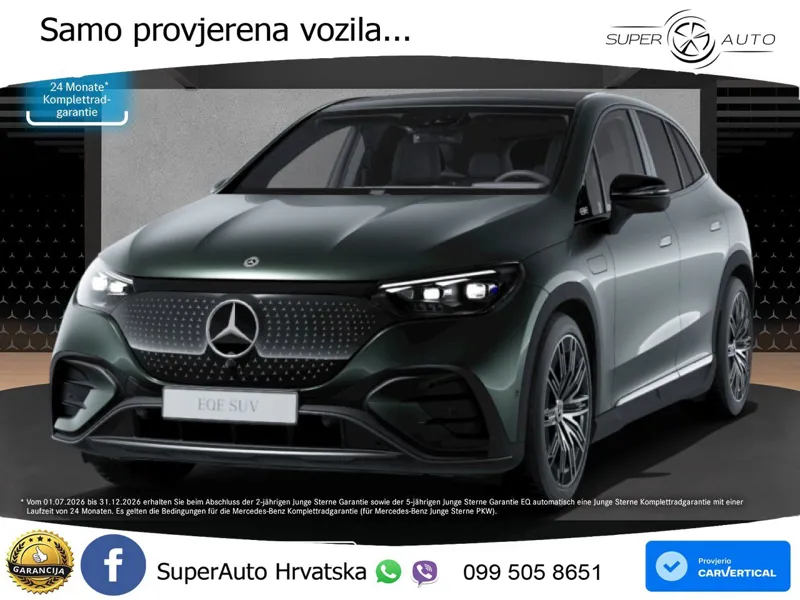 Mercedes EQE SUV 350+ 100 kWh (292 KS) AMG LED+GR SJED+ACC