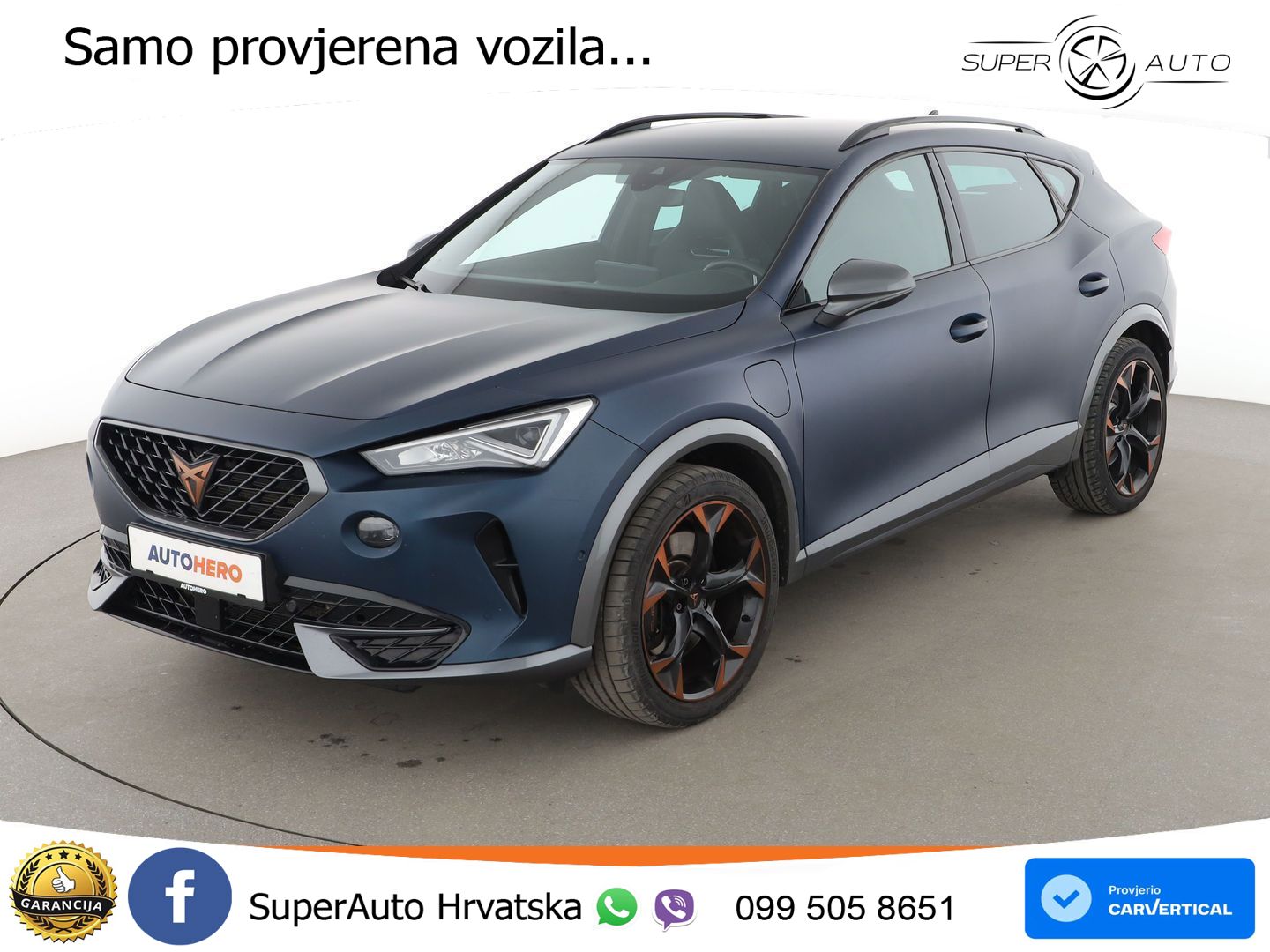 Cupra Formentor 1.4 TSI (245 KS) e-Hybrid DSG VZ LED+GR SJED+ACC