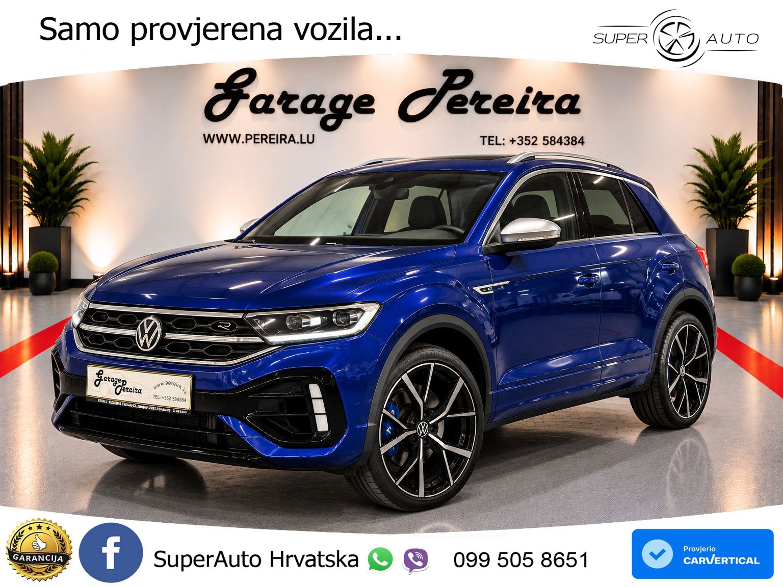 Volkswagen T-Roc I R 2.0 TSI (300 KS) OPF 4M DSG LED+GR SJED+ACC