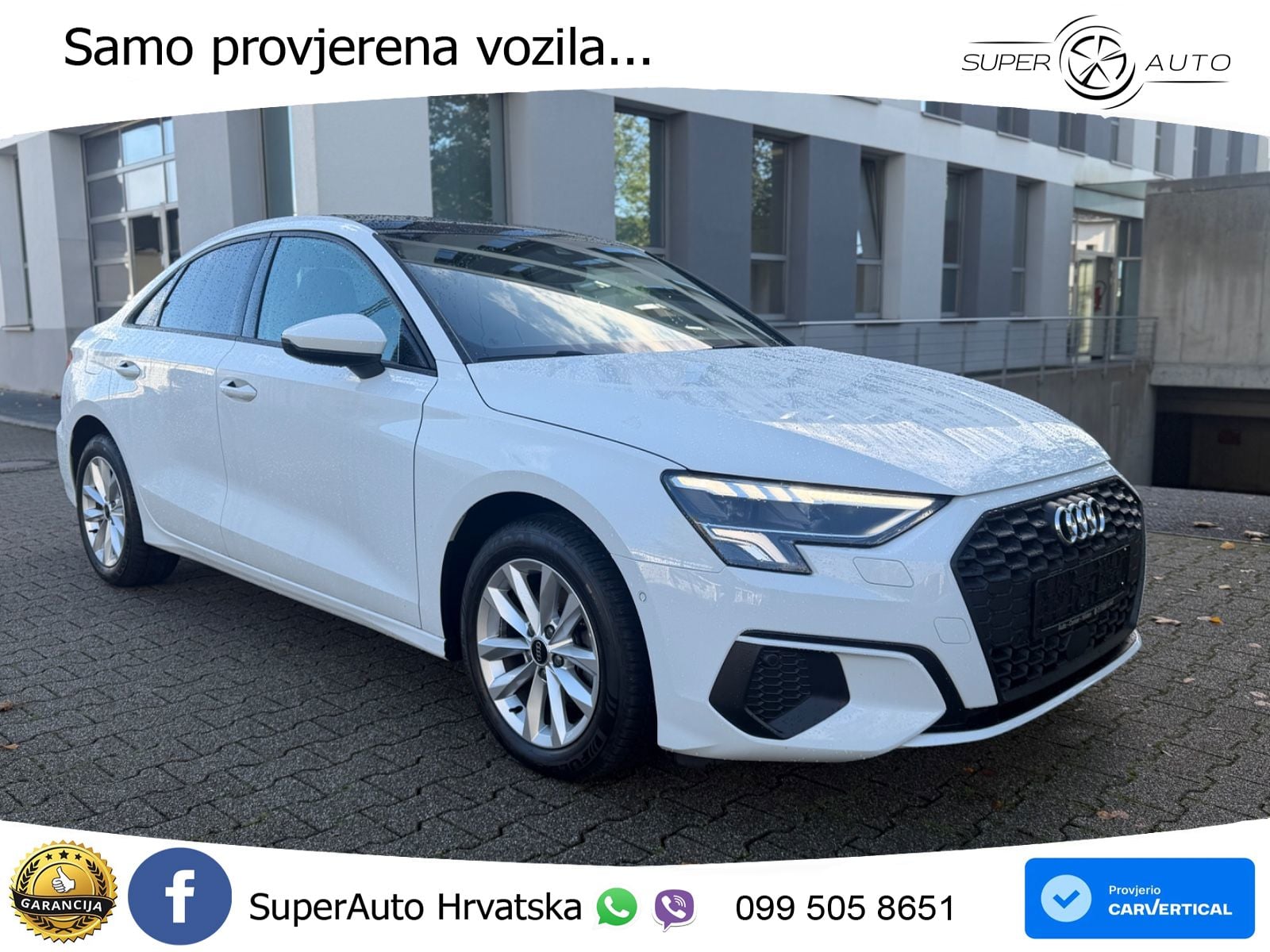 Audi A3 Limuzina 35 TDI (150 KS) S tronic LED+GR SJED+ACC