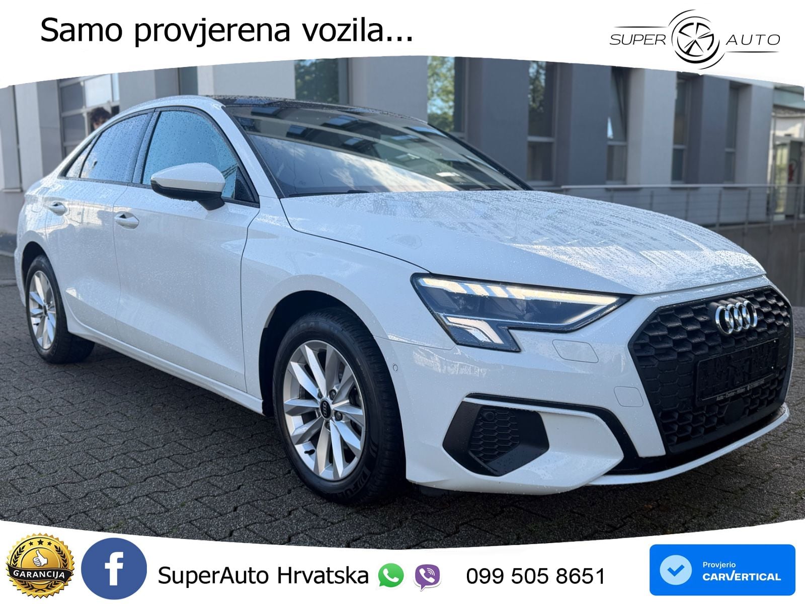 Audi A3 Limuzina 35 TDI (150 KS) S tronic LED+GR SJED+ACC