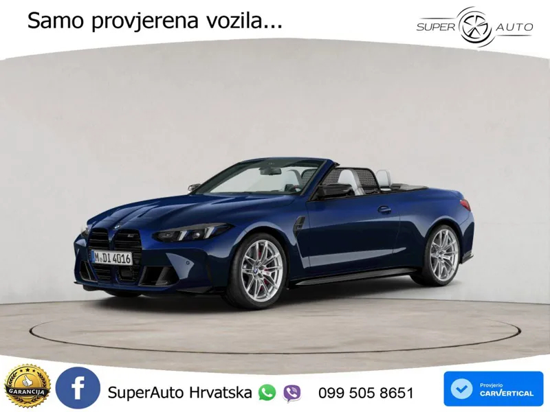 BMW M4 Convertible Competition 3.0 (530 KS) xDrive Steptronic LED+GR SJED+ACC