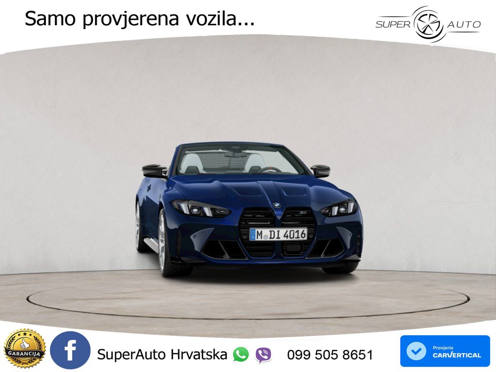 BMW M4 Convertible Competition 3.0 (530 KS) xDrive Steptronic LED+GR SJED+ACC