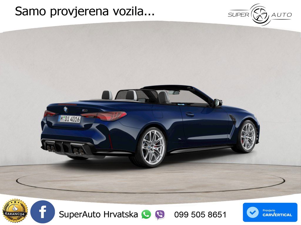 BMW M4 Convertible Competition 3.0 (530 KS) xDrive Steptronic LED+GR SJED+ACC
