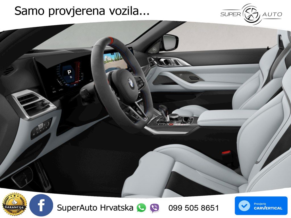 BMW M4 Convertible Competition 3.0 (530 KS) xDrive Steptronic LED+GR SJED+ACC