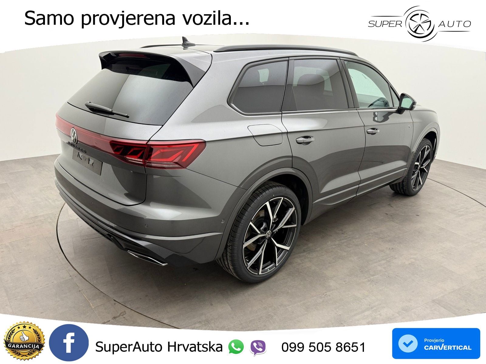 Volkswagen Touareg 3.0 V6 TDI (286 KS) 4MOTION Tiptronic ZRAČNI+ACC+GR SJED+KAM+PANO