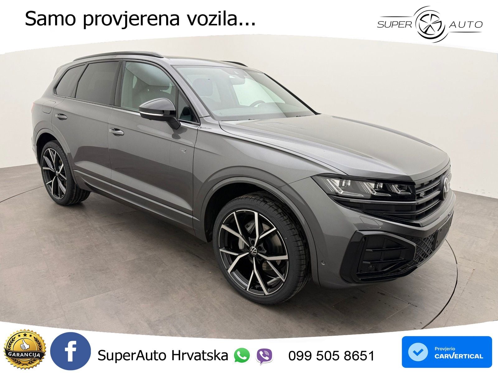 Volkswagen Touareg 3.0 V6 TDI (286 KS) 4MOTION Tiptronic ZRAČNI+ACC+GR SJED+KAM+PANO