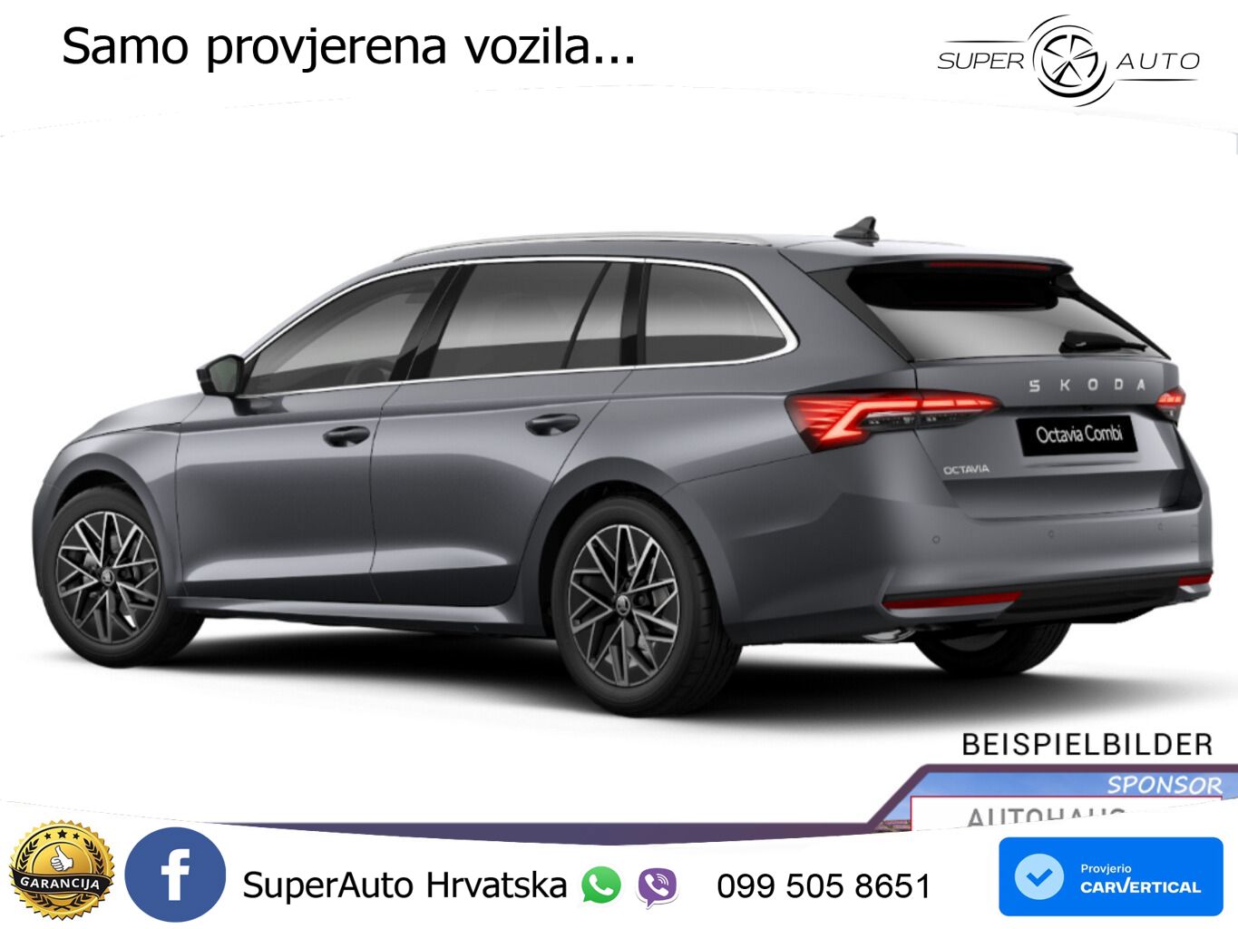 Škoda Octavia Combi 2.0 TDI (150 KS) DSG LED+GR SJED+ACC