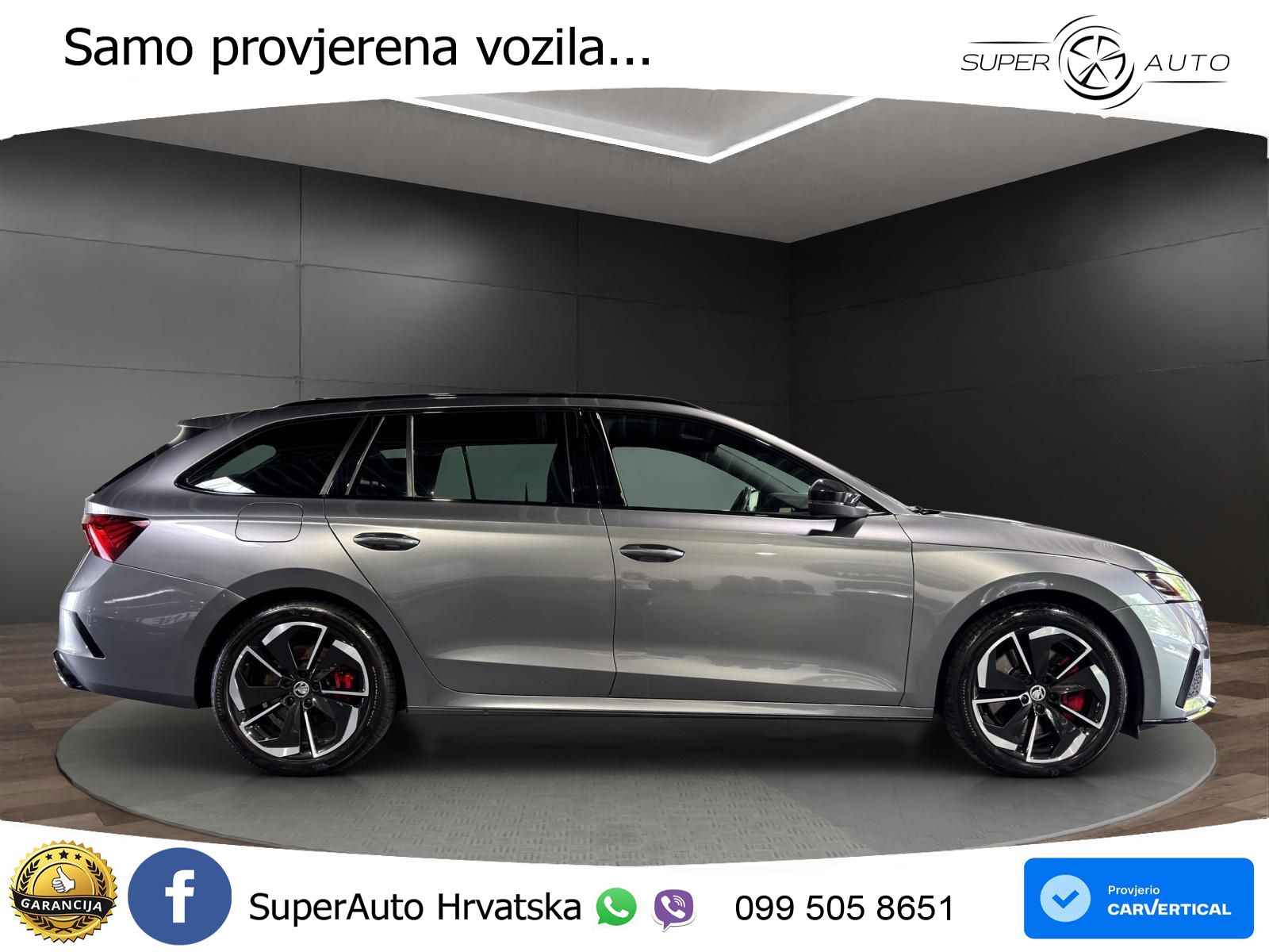 Škoda Octavia Combi RS 2.0 TSI (245 KS) DSG LED+GR SJED+ACC