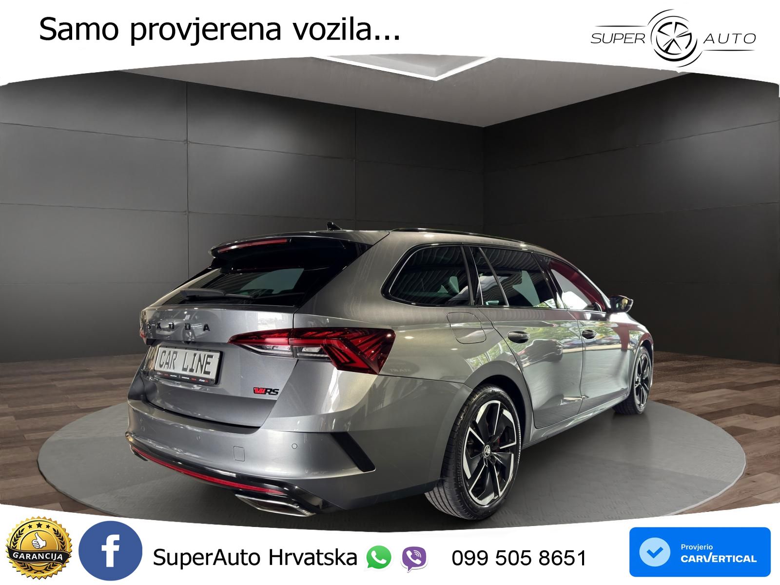 Škoda Octavia Combi RS 2.0 TSI (245 KS) DSG LED+GR SJED+ACC