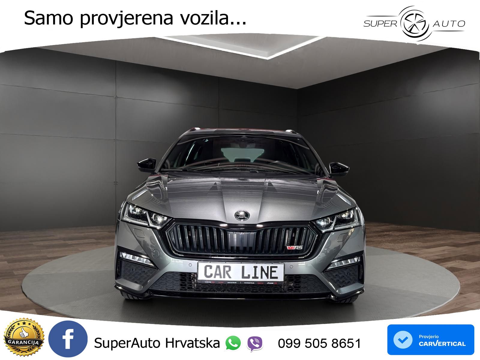 Škoda Octavia Combi RS 2.0 TSI (245 KS) DSG LED+GR SJED+ACC