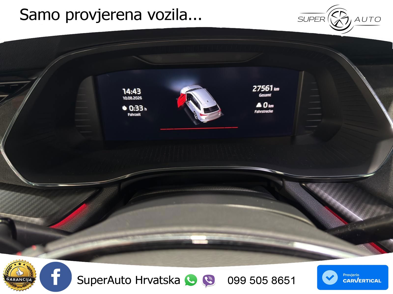 Škoda Octavia Combi RS 2.0 TSI (245 KS) DSG LED+GR SJED+ACC