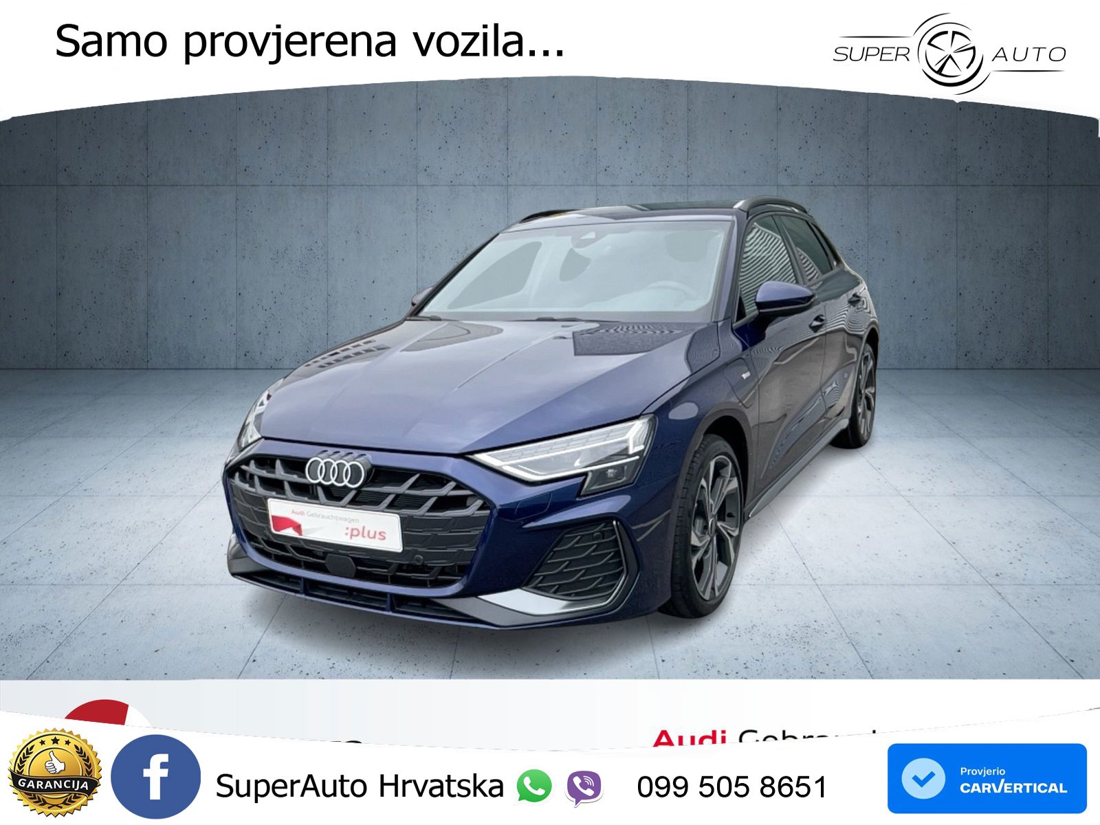 Audi A3 Sportback 40 TFSI e (204 KS) Plug-in Hybrid S tronic S line LED+GR SJED+ACC