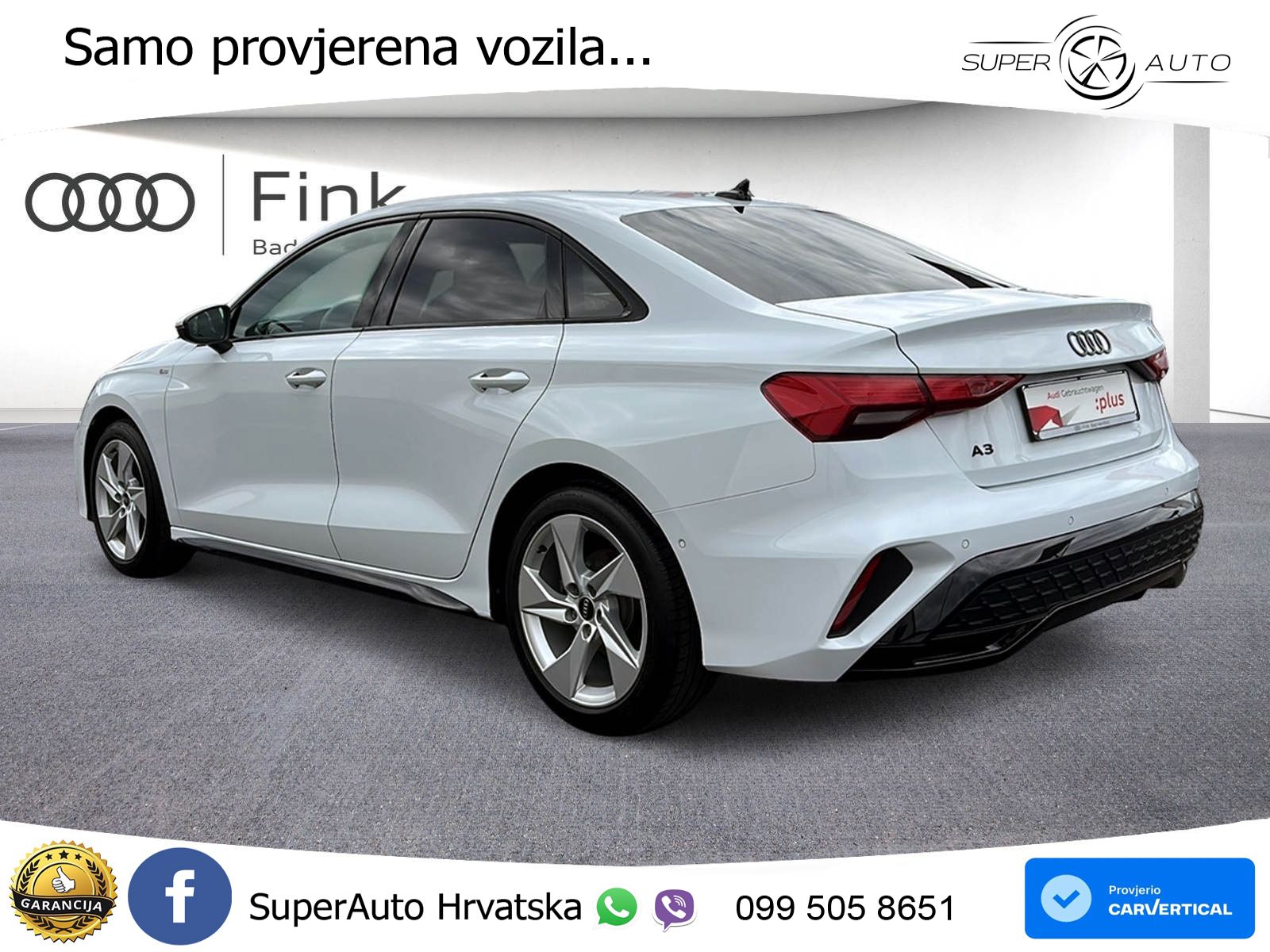 Audi A3 Limuzina 35 TFSI (150 KS) S tronic S line