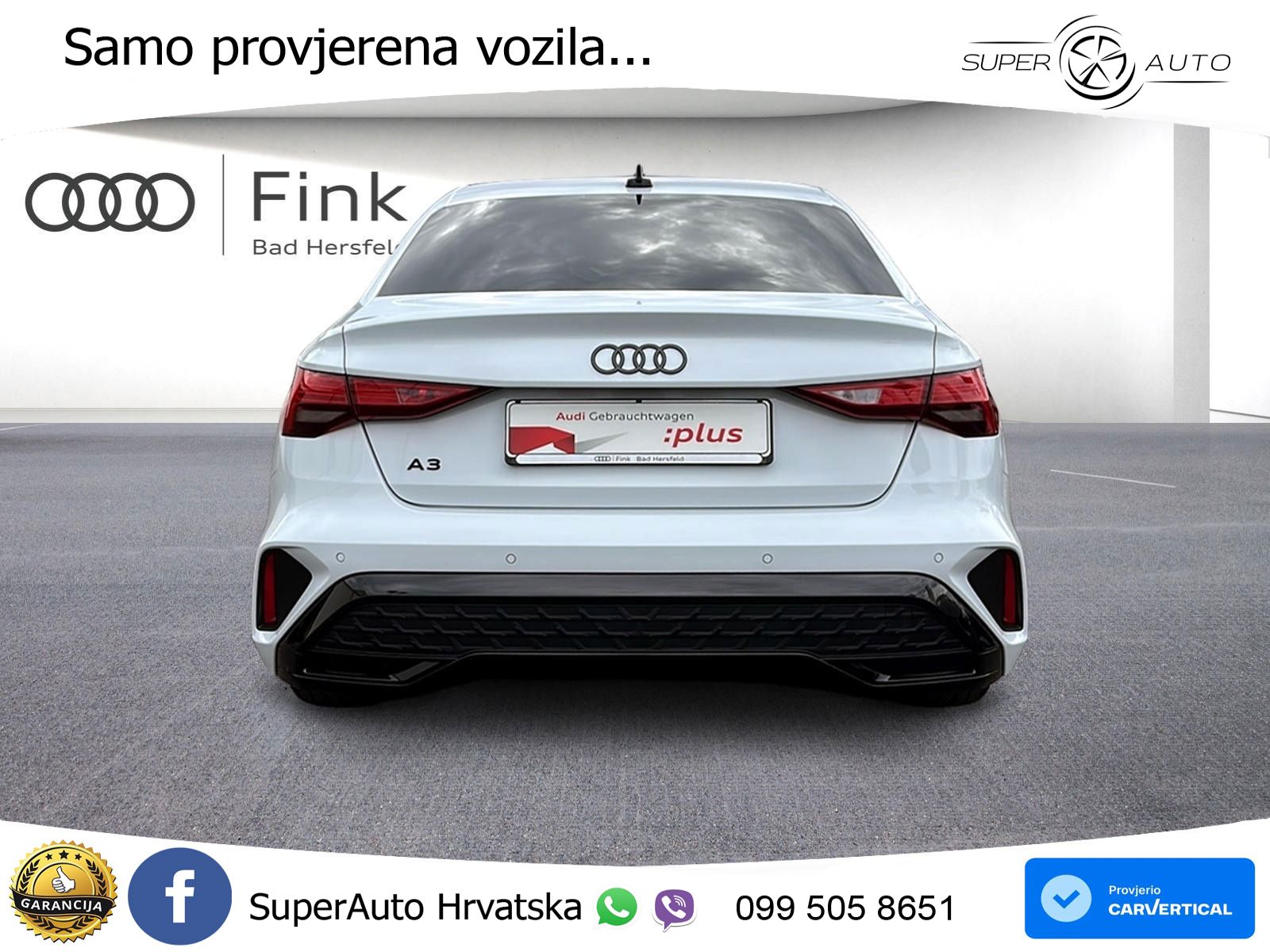 Audi A3 Limuzina 35 TFSI (150 KS) S tronic S line