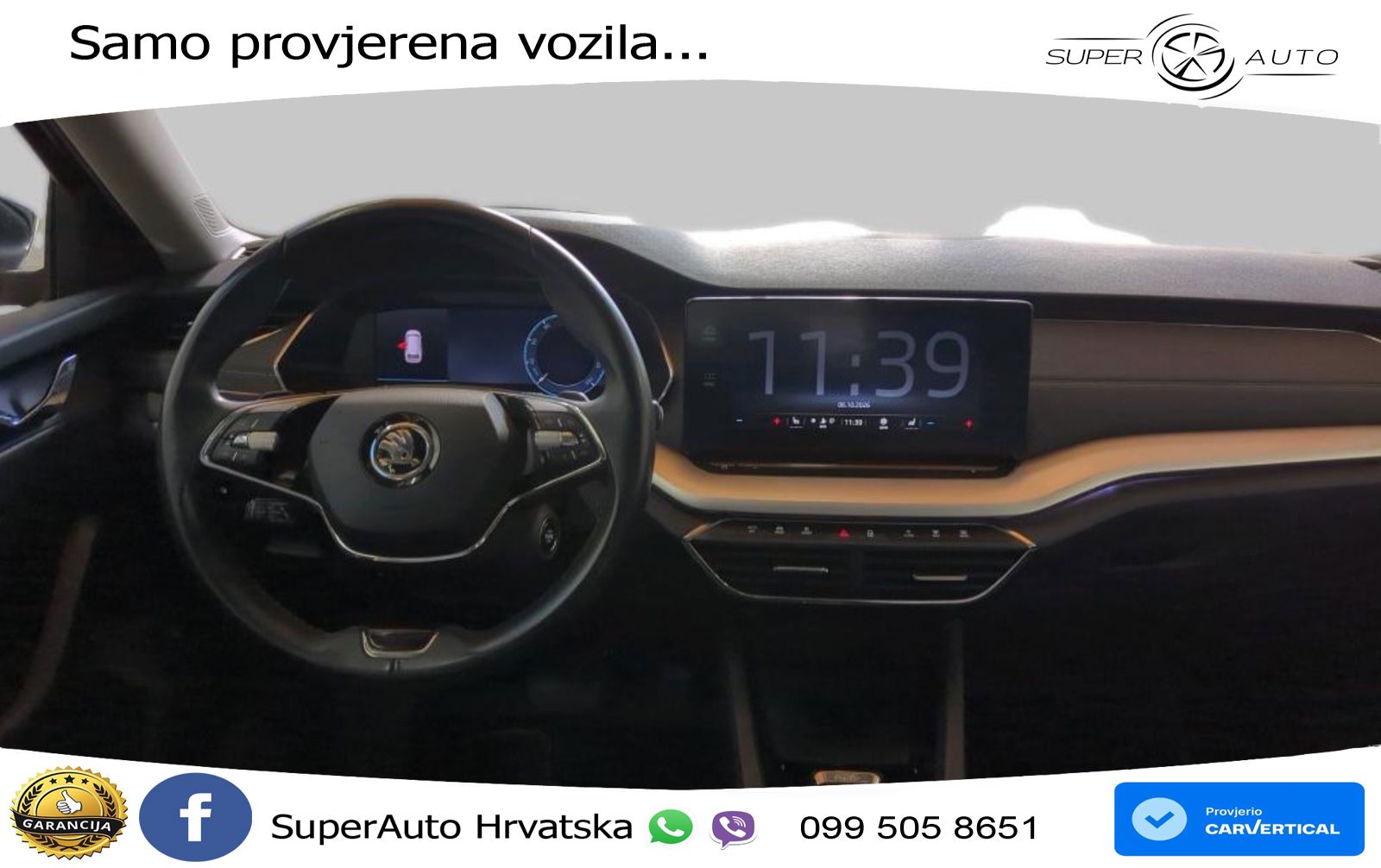 Škoda Octavia Combi 2.0 TDI (150 KS) 4x4 DSG LED+GR SJED+ACC