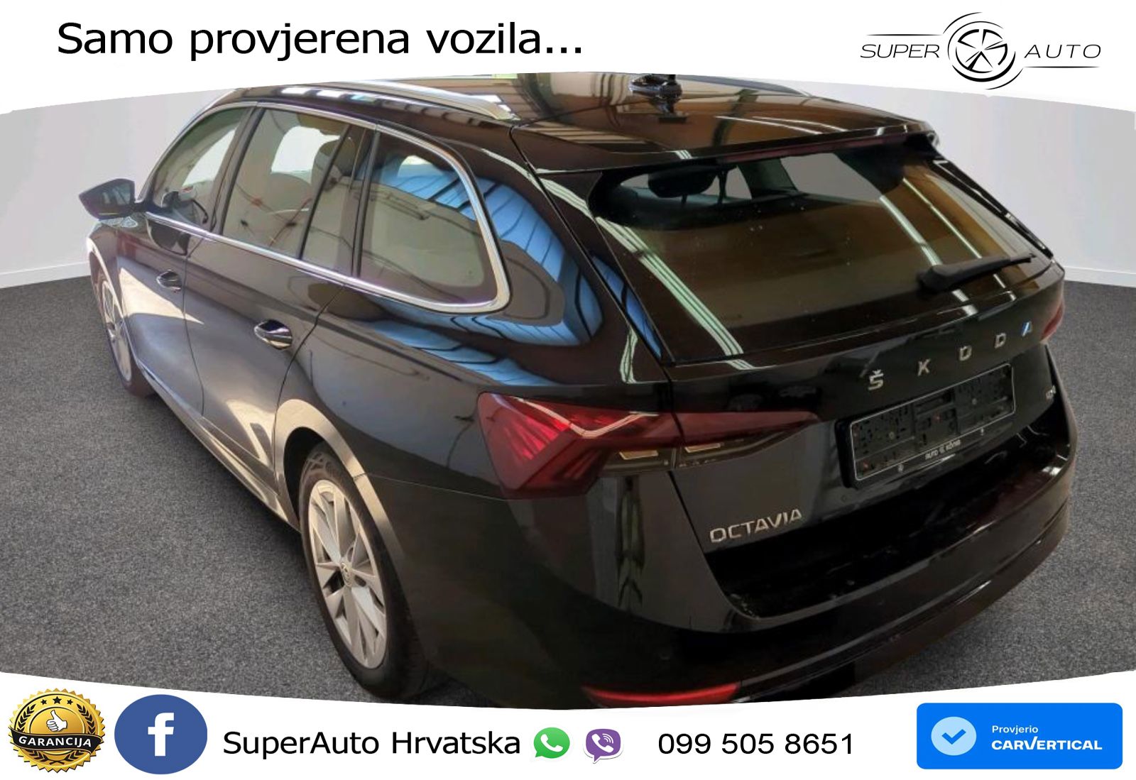 Škoda Octavia Combi 2.0 TDI (150 KS) 4x4 DSG LED+GR SJED+ACC