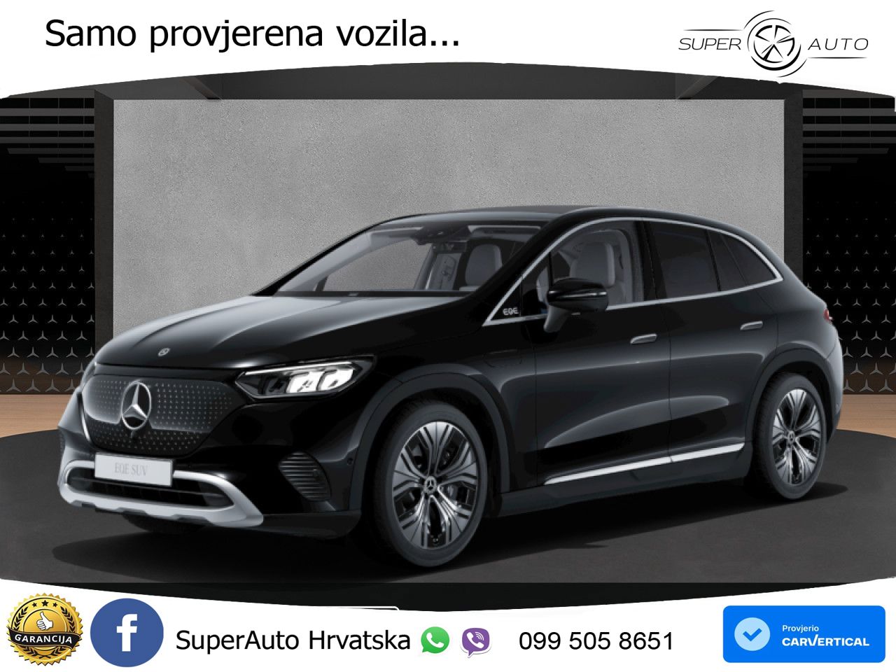 Mercedes EQE SUV 350+ 105 kWh (292 KS) ACC+GR SJED+360+PANO
