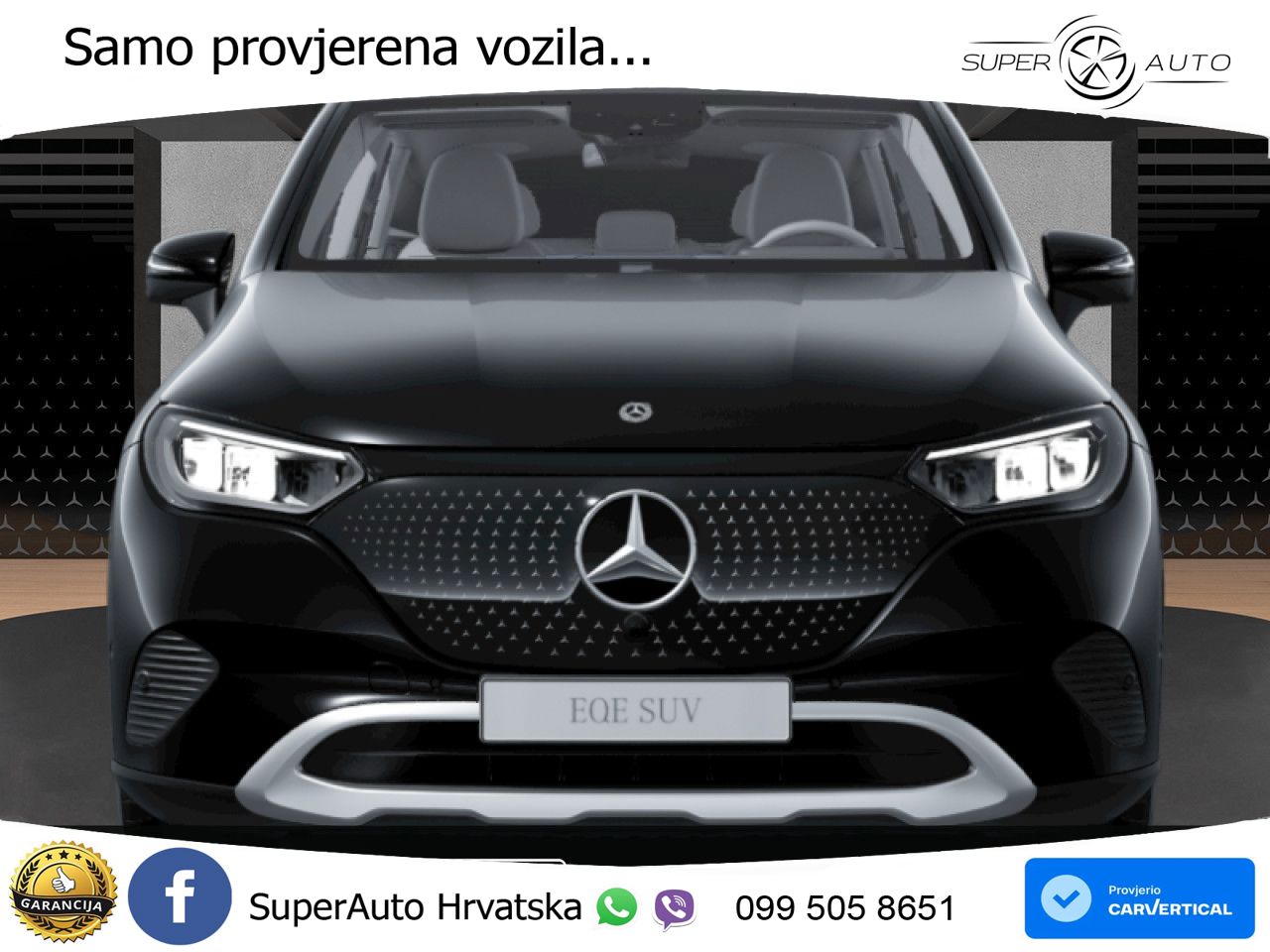 Mercedes EQE SUV 350+ 105 kWh (292 KS) ACC+GR SJED+360+PANO