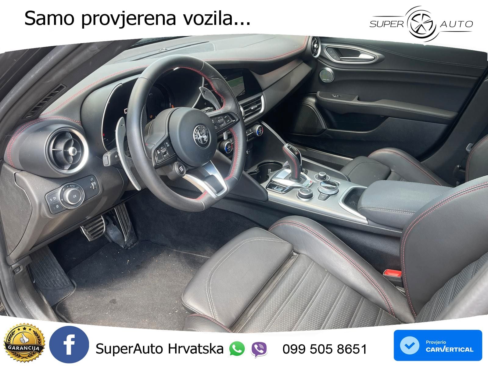Alfa Romeo Giulia 2.0 Turbo (280 KS) Q4 Automatic LED+GR SJED+ACC