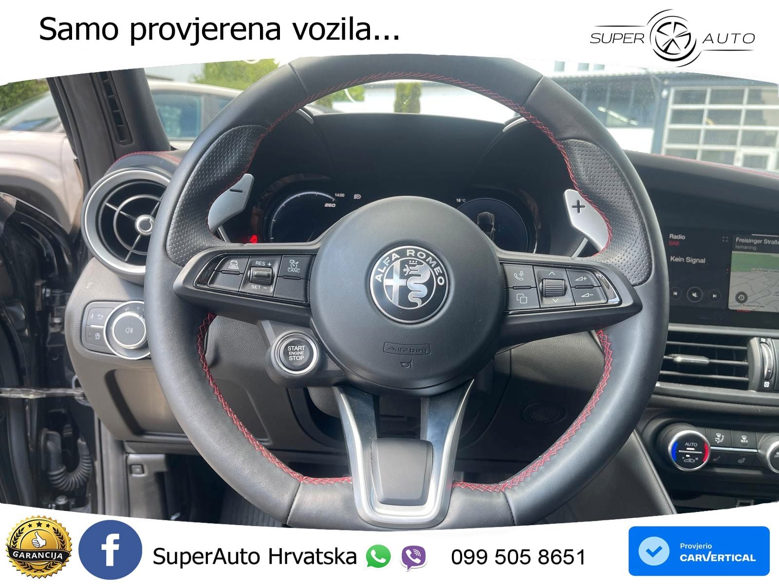 Alfa Romeo Giulia 2.0 Turbo (280 KS) Q4 Automatic LED+GR SJED+ACC