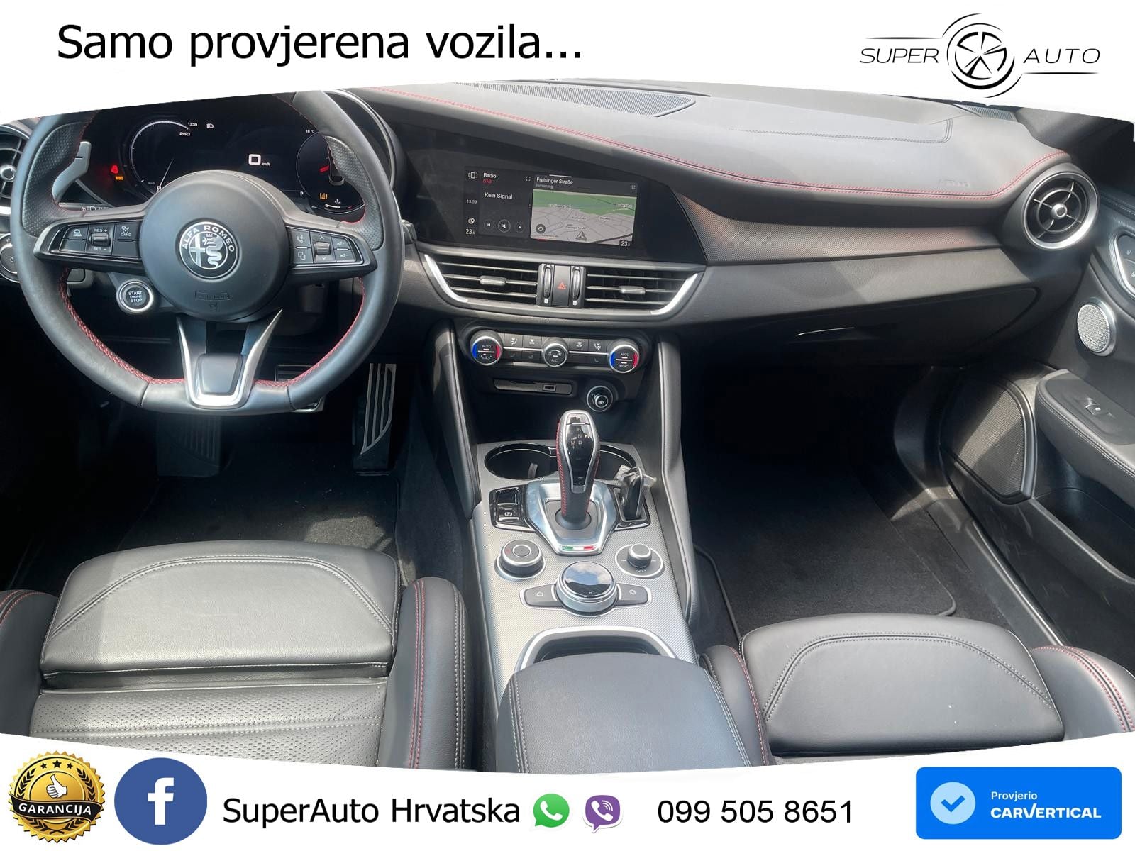 Alfa Romeo Giulia 2.0 Turbo (280 KS) Q4 Automatic LED+GR SJED+ACC