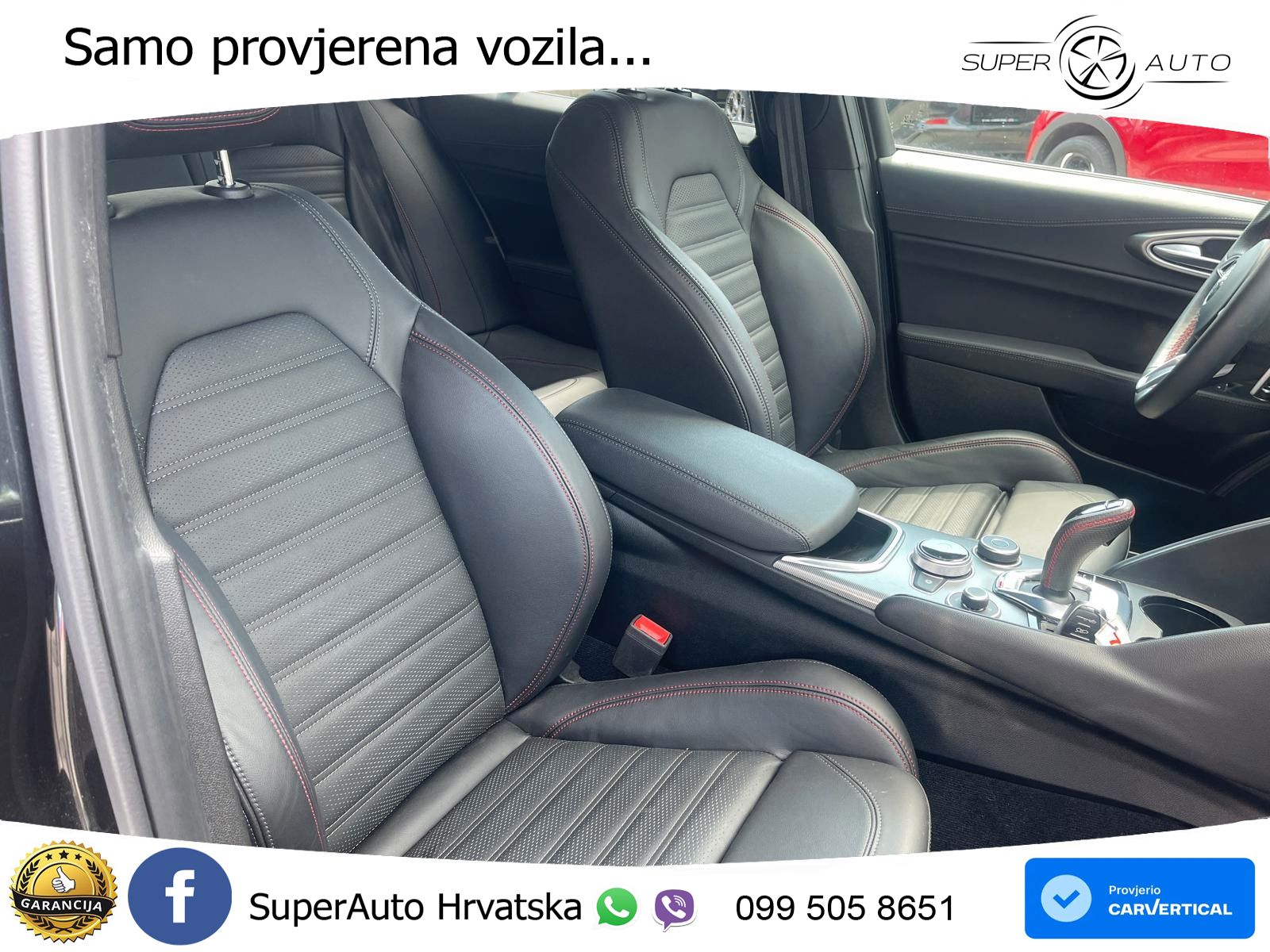 Alfa Romeo Giulia 2.0 Turbo (280 KS) Q4 Automatic LED+GR SJED+ACC