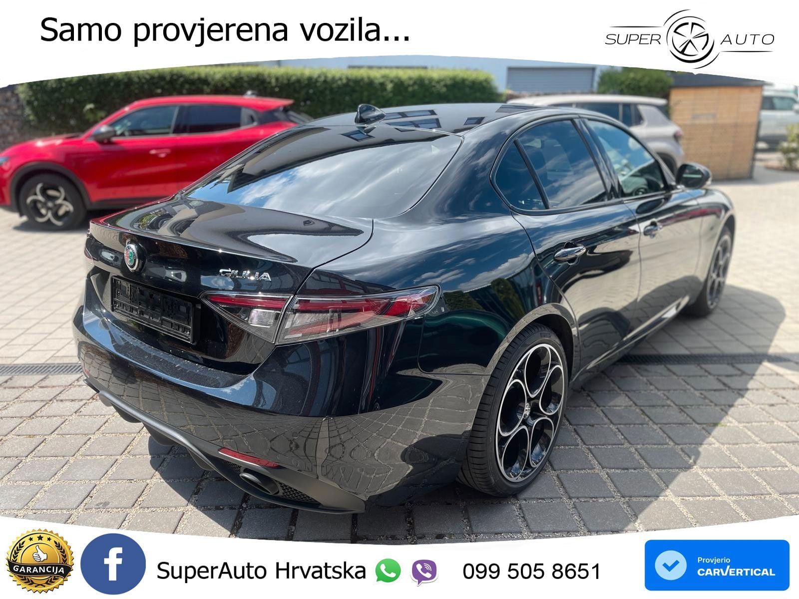 Alfa Romeo Giulia 2.0 Turbo (280 KS) Q4 Automatic LED+GR SJED+ACC