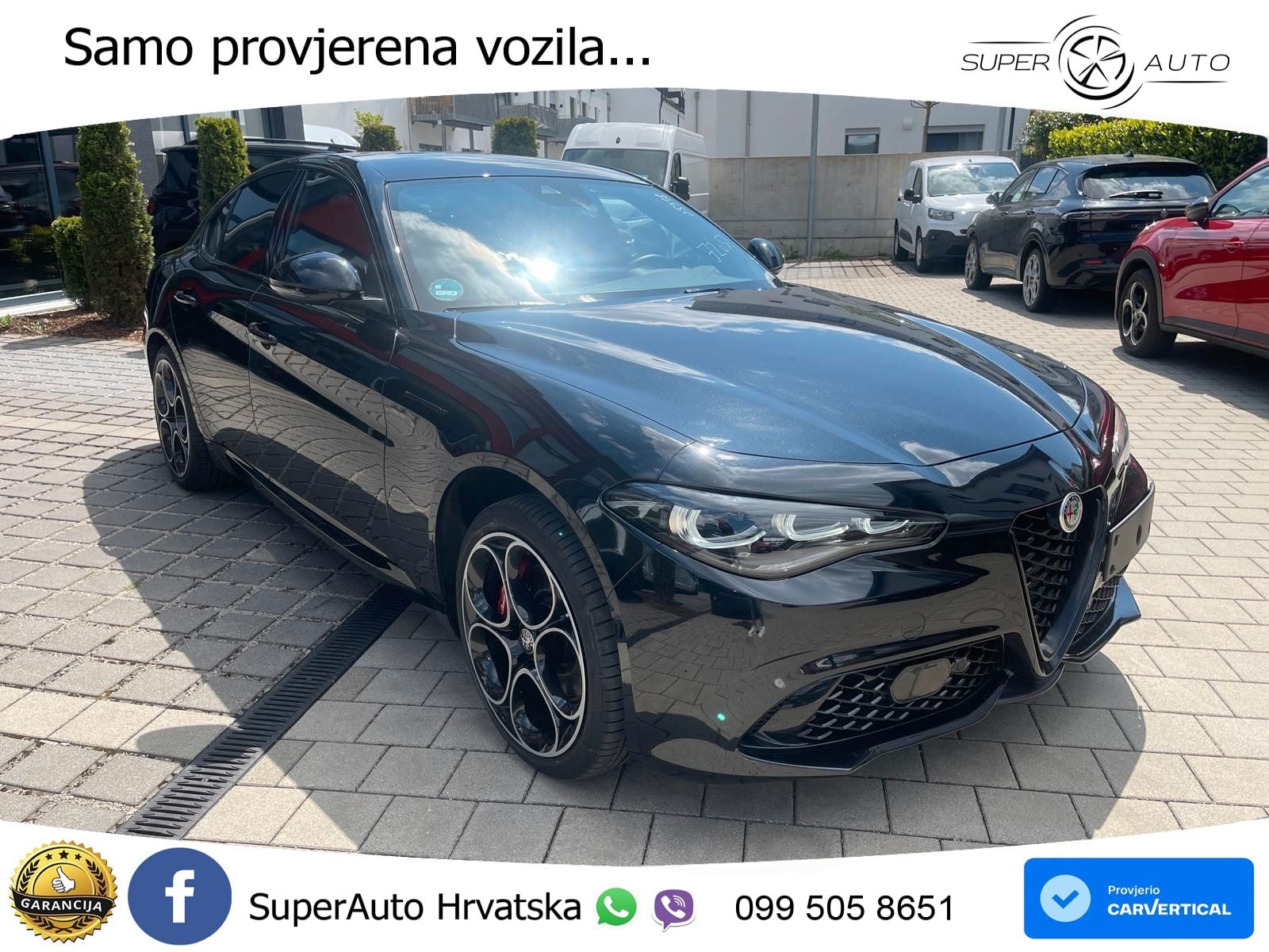 Alfa Romeo Giulia 2.0 Turbo (280 KS) Q4 Automatic LED+GR SJED+ACC